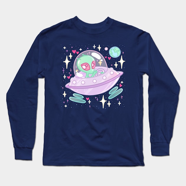 Space Trip Long Sleeve T-Shirt by bekkie